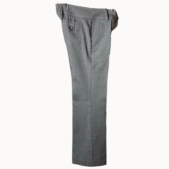 Vintage Bebe "Semi Sweet Chocolate" Pant Suit w/LS Fitted Jacket | Size 4 - Picture 3 of 10